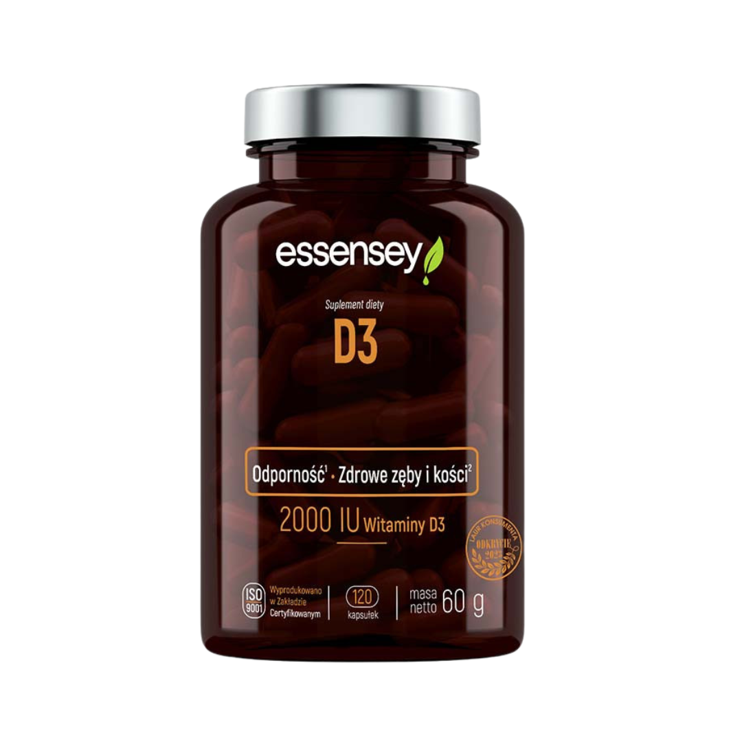 D3 vitamīns 2000 IU (120 kap.) ESSENSEY