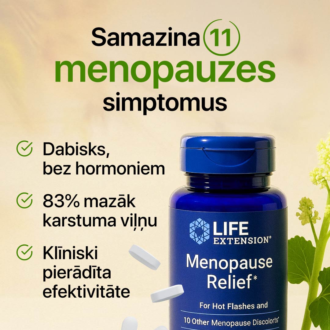 Dabisks atbalsts sievietēm menopauzes laikā (30 tabletes) Life Extension