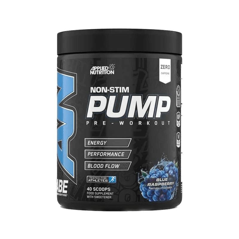 ABE Pump pirms treniņu (pre-workout) pulveris bez stimulantiem un kofeīna Applied Nutrition 500g