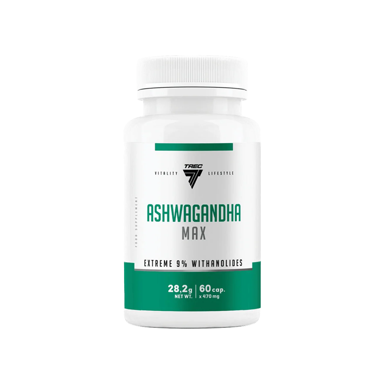 Ašvaganda Max stresa mazināšanai un vitalitātei