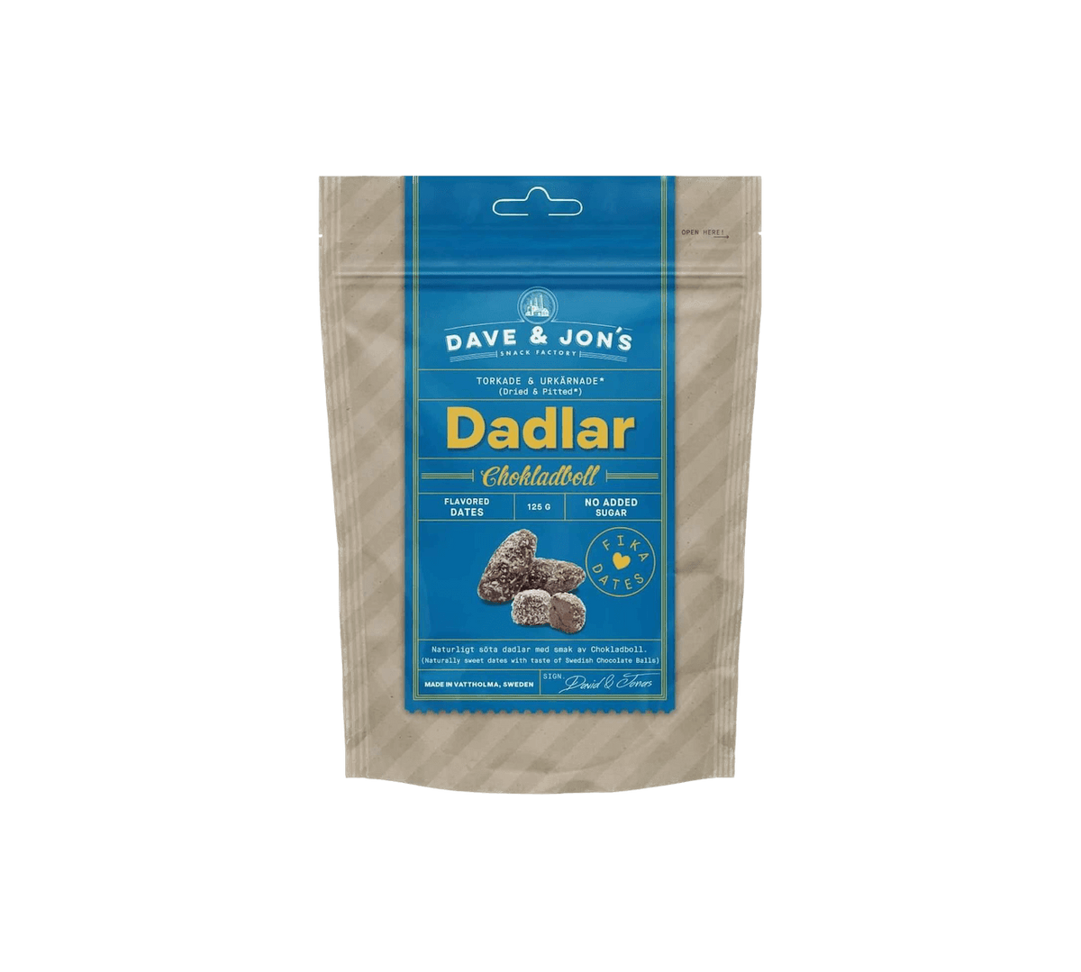 Dateles ar garšu no Dave & Jon's bez pievienota cukura (125g)