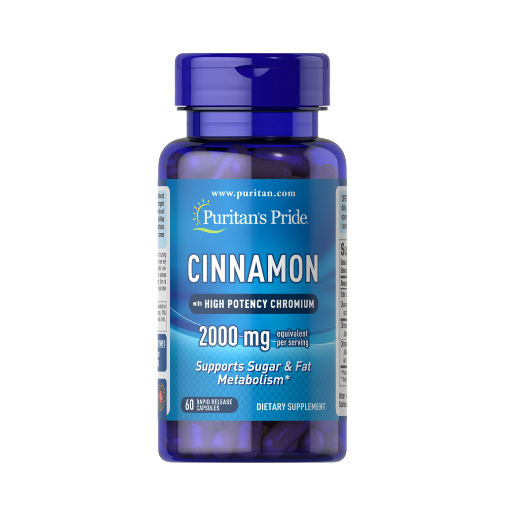 Cinnamon Complex with High Potency Chromium Puritan’s Pride Multifit.lv