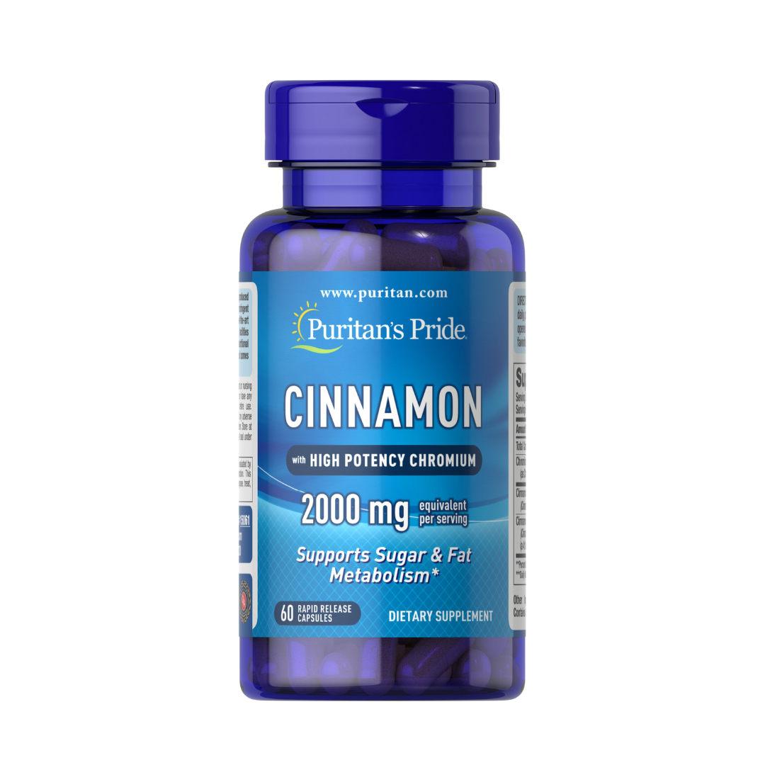 Cinnamon Complex with High Potency Chromium Puritan’s Pride Multifit.lv