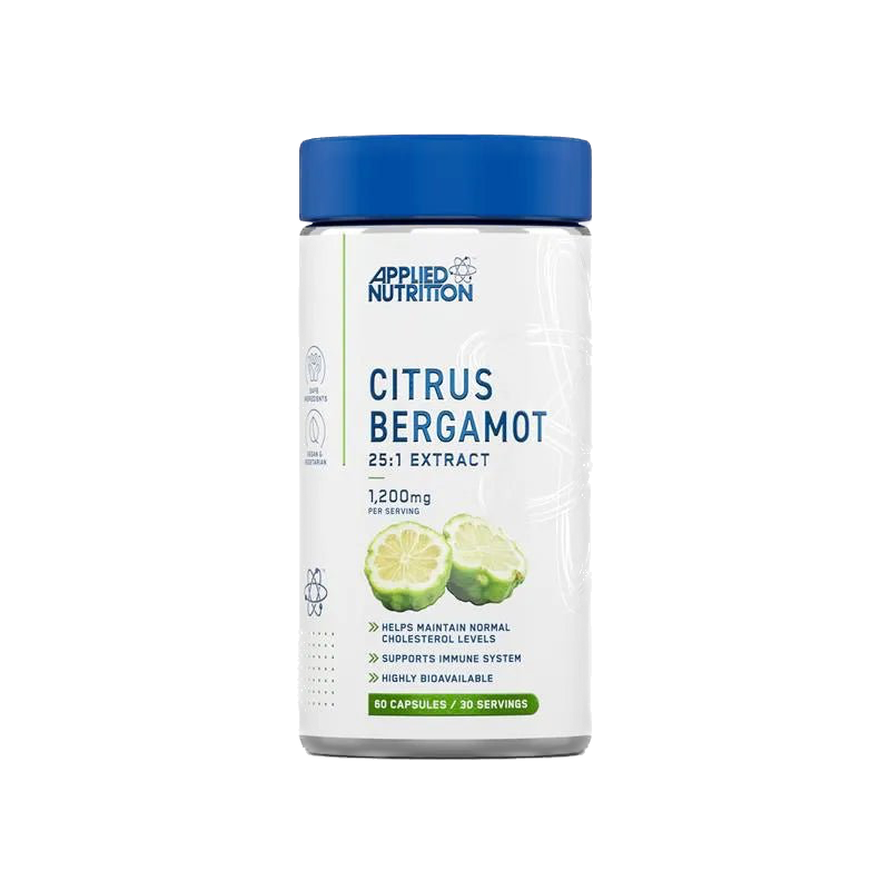 Citrusaugļu bergamote ekstrakts holesterīna līdzsvara, sirds veselības un vielmaiņas atbalstam (60 kapsulas) no Applied Nutrition
