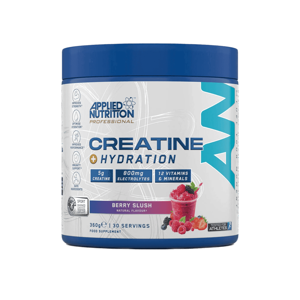 Kreatīna monohidrāts + elektrolītu komplekss ar magniju, taurīnu un kalciju 330g Applied Nutrition