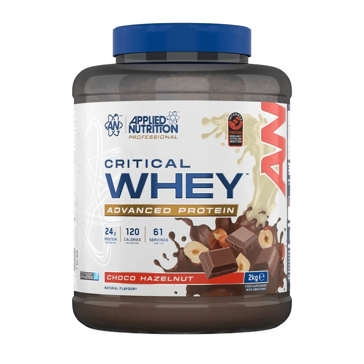 Augstas kvalitātes sūkalu olbaltumvielu maisījums (hidrolizēts, izolāts, koncentrāts) Applied Nutrition