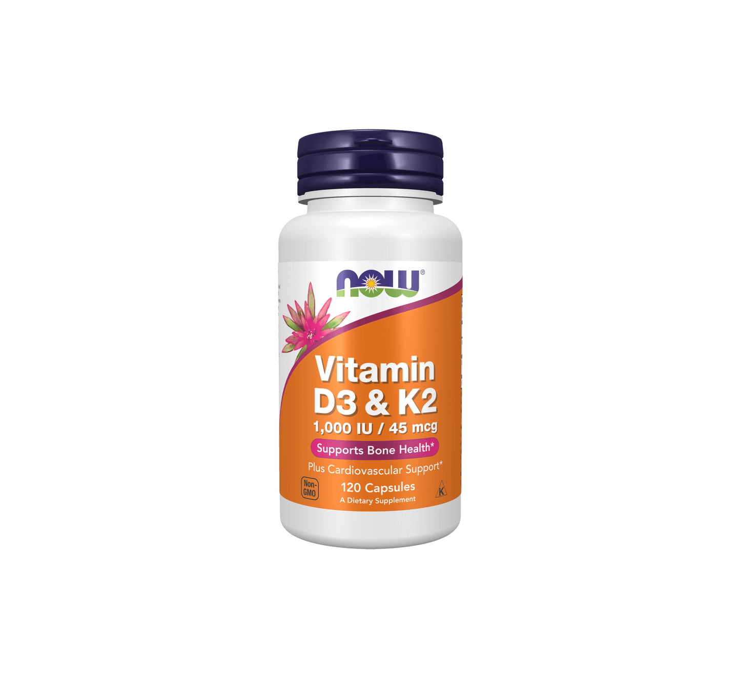 D3+ K2 vitamīni 1000 IU