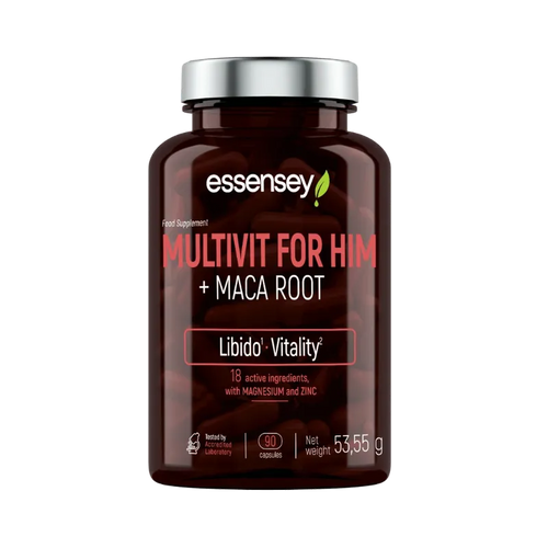 Essensey Multivit for him +MACA Root Multifit.lv