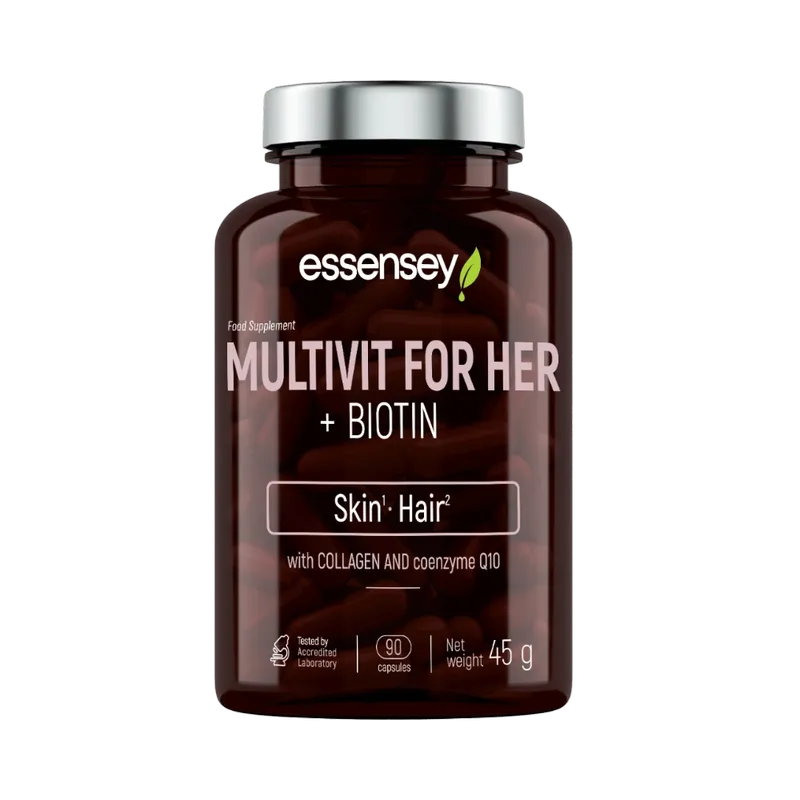 Essensey Multivit fot her + biotin Multifit.lv