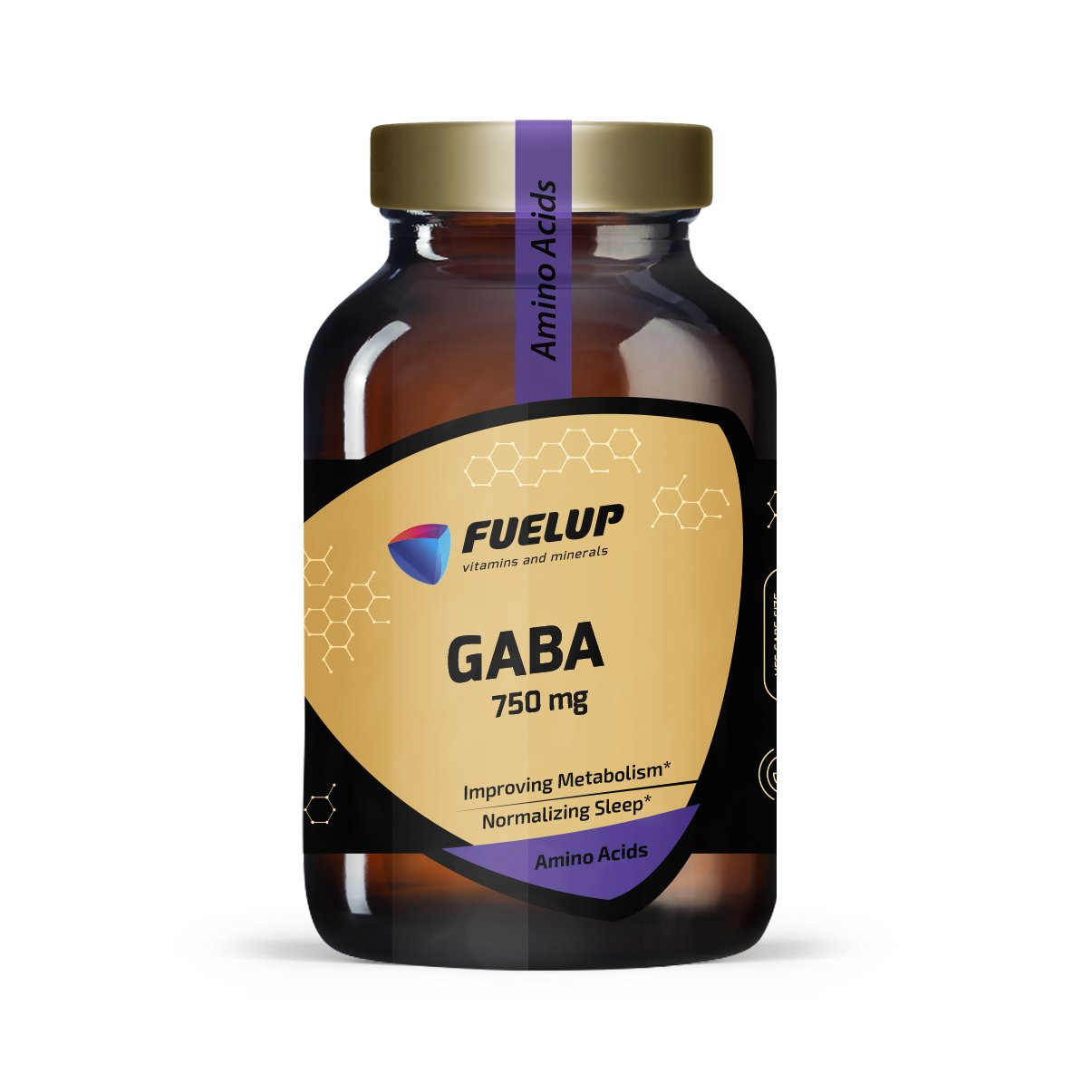 GABA 750mg relaksācijai, stresa kontrolei un mieram