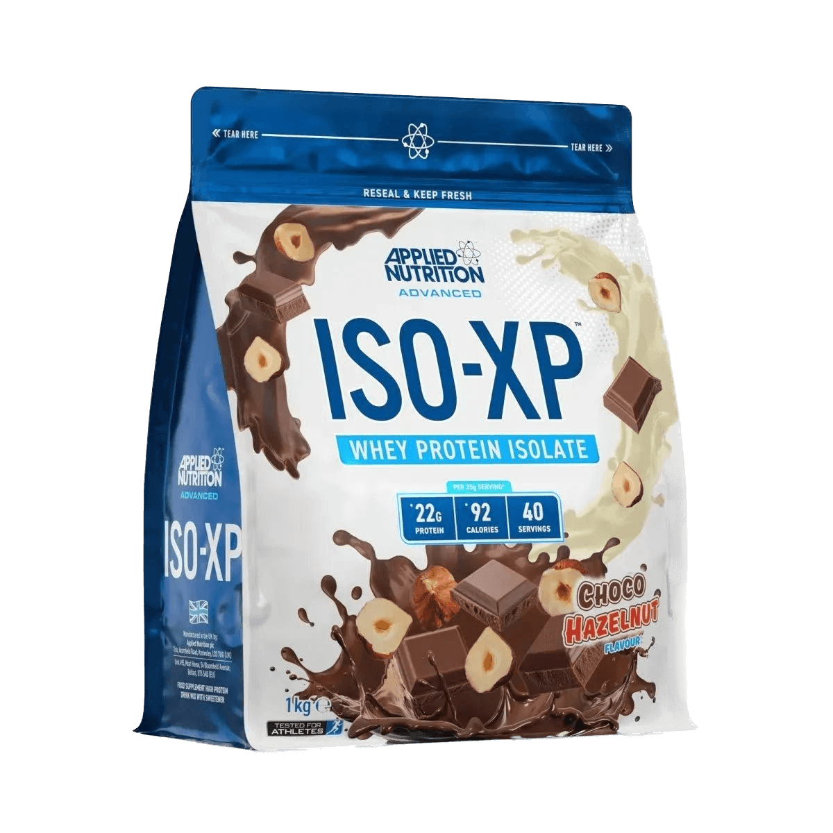 Ultra-filtrēts sūkalu olbaltumvielu izolāts ISO-XP Applied Nutrition