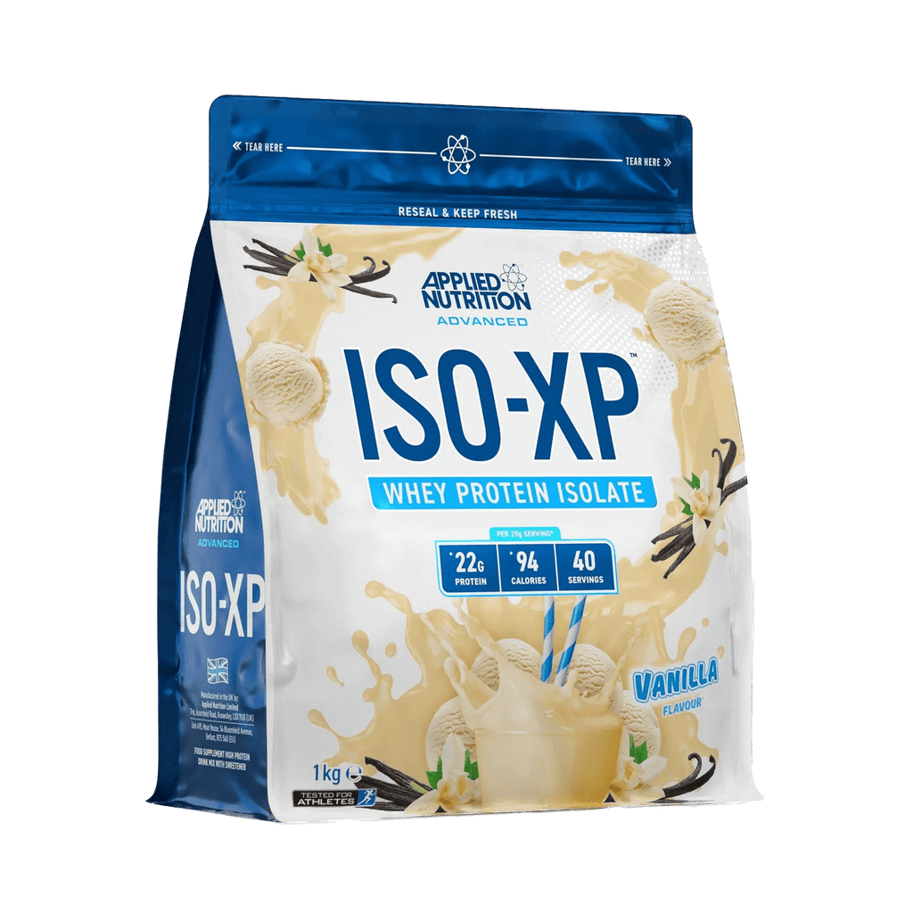 Ultra-filtrēts sūkalu olbaltumvielu izolāts ISO-XP Applied Nutrition