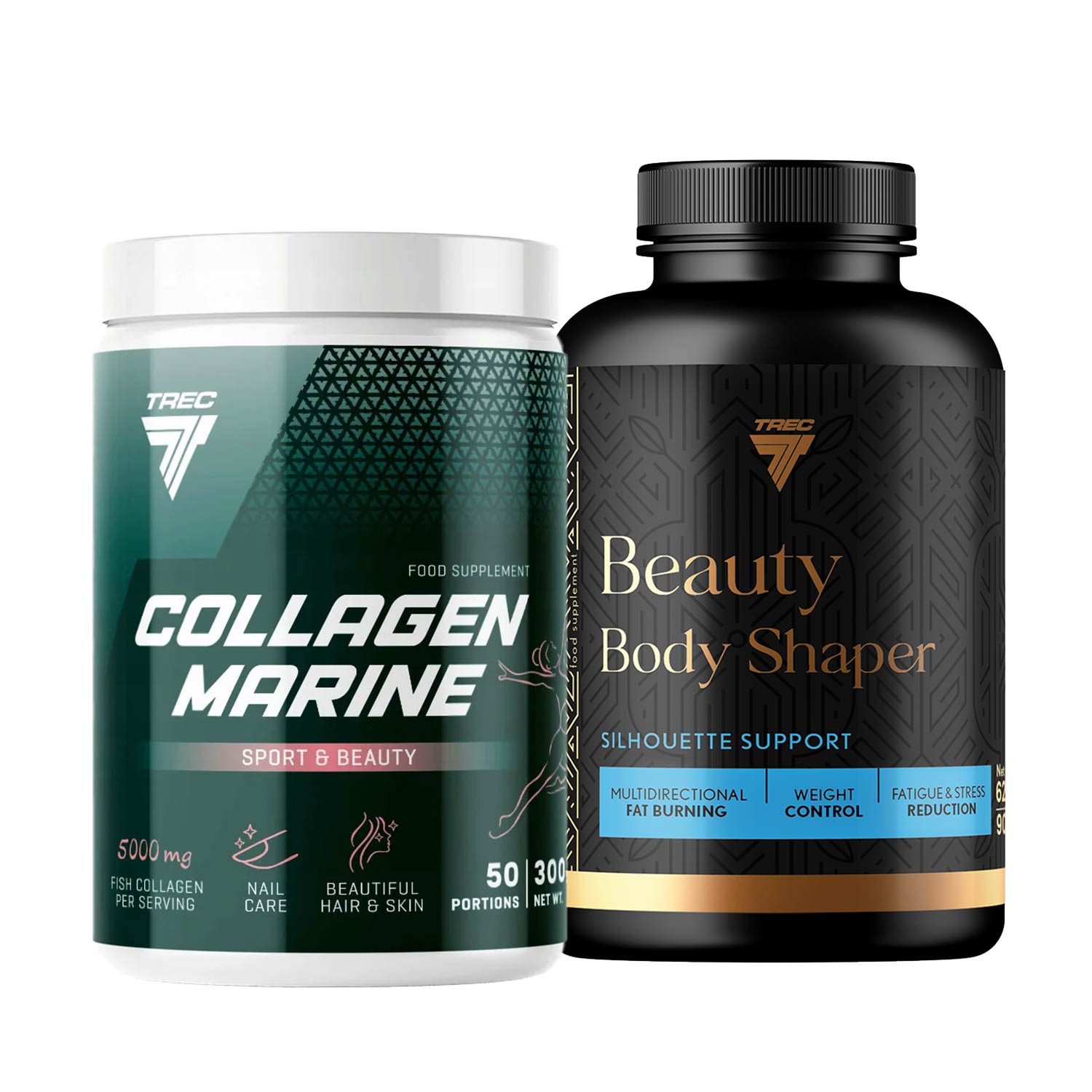 Komplekts gludai, jauneklīgai ādai un svara kontrolei