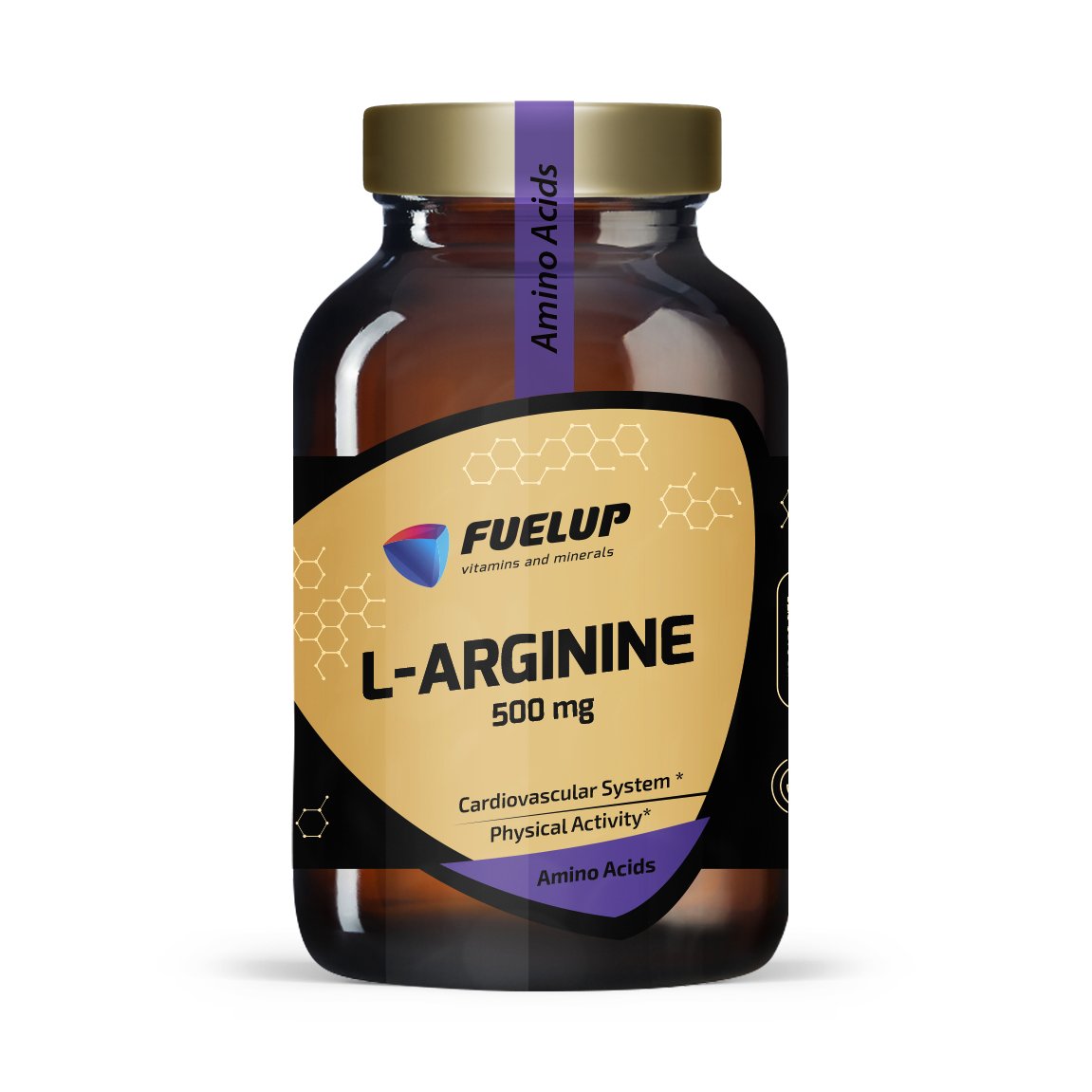 L-arginīns muskuļu apasiņošanai un izturībai 500mg (120 kapsulas)