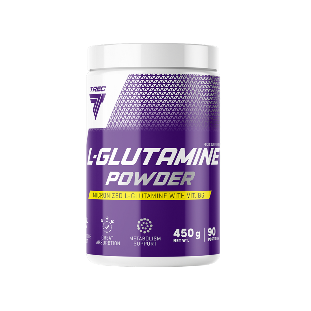 L-glutamīna pulveris ar B6 slodzei un reģenerācijai (450g) TREC Core