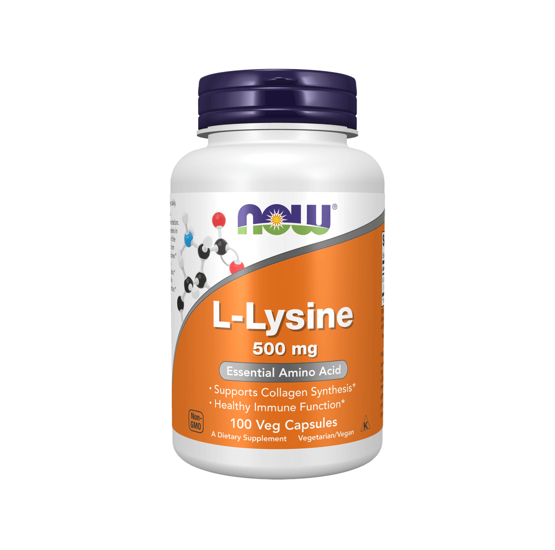 L-lizīns herpes vīrusa profilaksei un imunitātei (100 kapsulas)