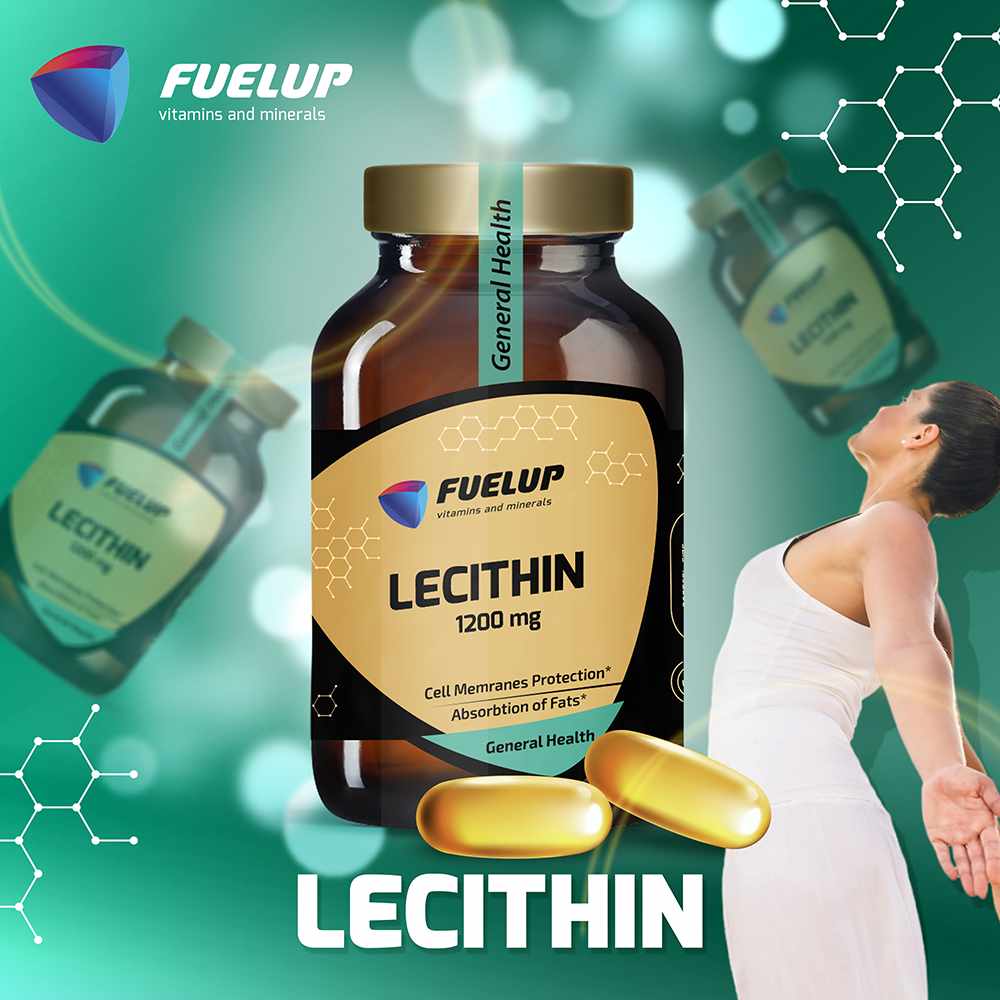 Lecitīns 1200 mg – dabīgs atbalsts tauku apstrādei un sirds veselībai
