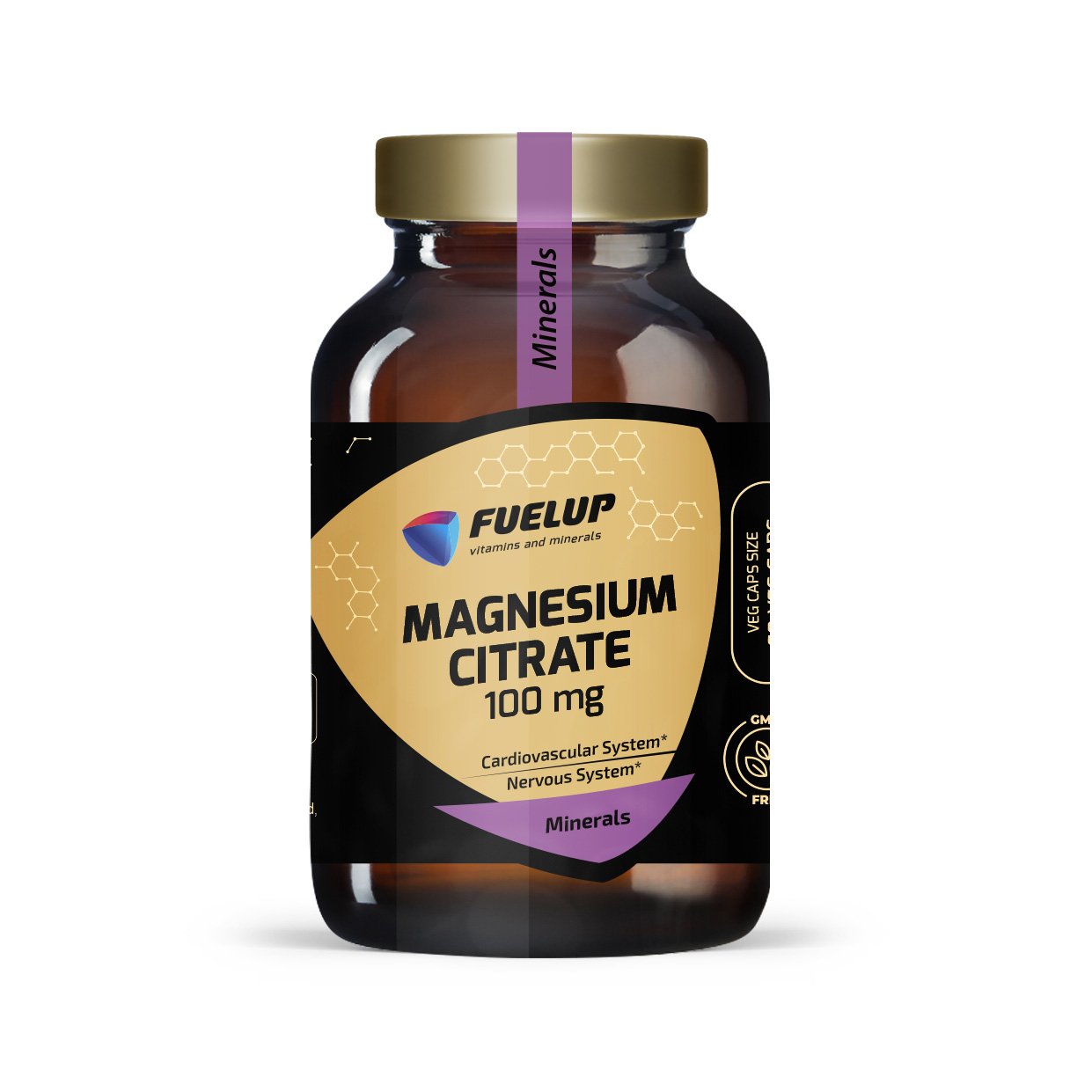 Magnija citrāts 100mg nervu un sirds veselības atbalstam (120 tabletes)