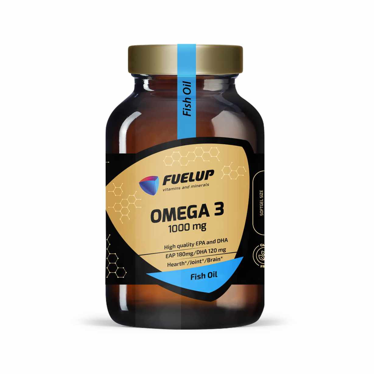 Omega‑3 zivju eļļa (triglicerīdu formā) 1000 mg