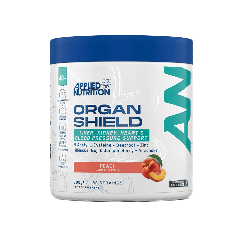 Organ Shield – ikdienas atbalsts vitāli svarīgajiem orgāniem pieaugušajiem pēc 40 no Applied Nutrition