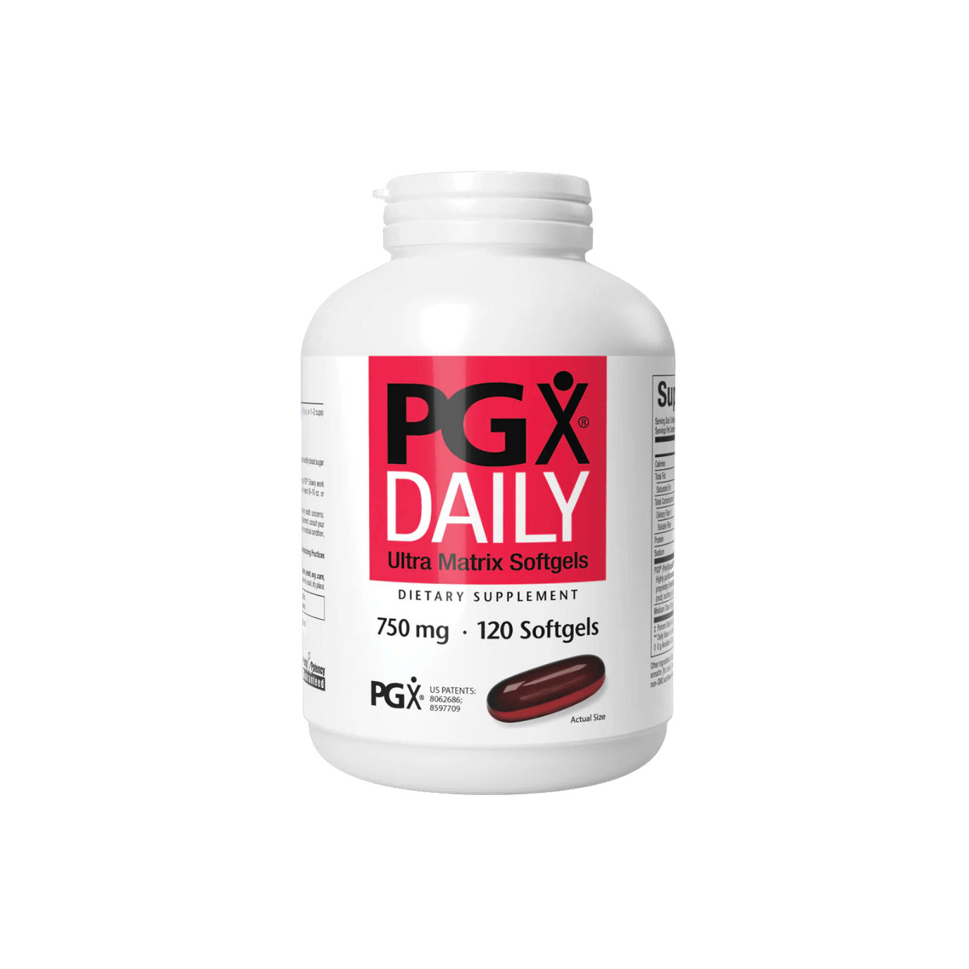 PGX šķiedrvielu kapsulas svara un apetītes kontrolei (Ultra Matrix, 750 mg)