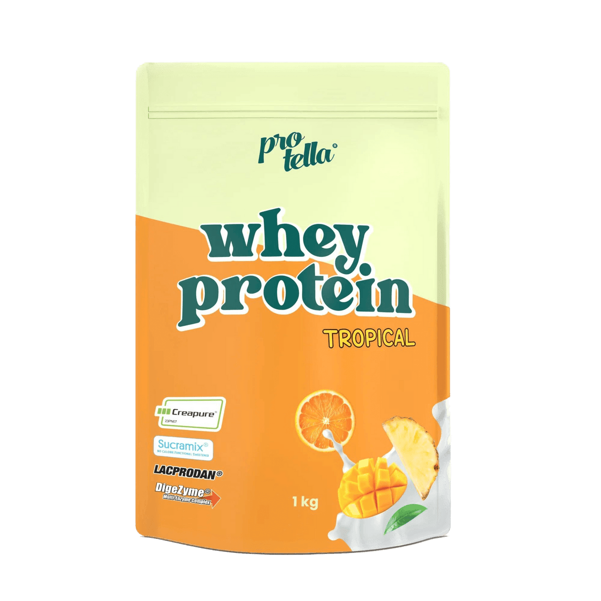 Sūkalu proteīna pulveris ar DigeZyme® gremošanas enzīmiem un kreatīnu (1kg)
