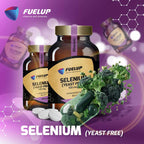 Selēns vairogdziedzera hormonu līdzsvaram 200 mcg (bez rauga)