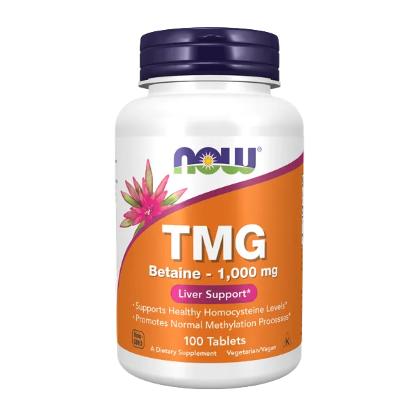TMG Betaīns 1000mg - normālam homocisteīna metabolismam