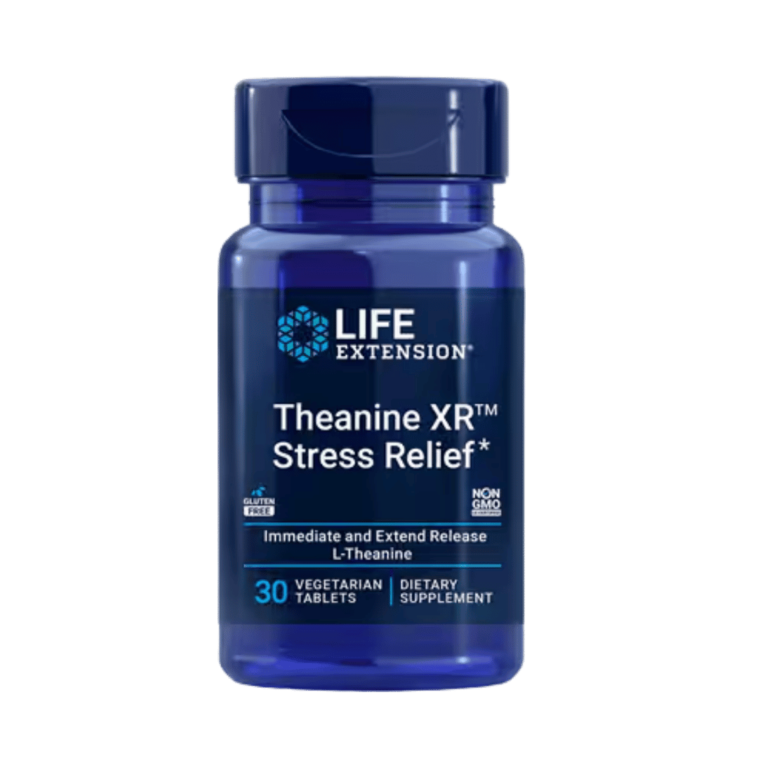 Theanine XR Stress Relief Life Extension Multifit.lv