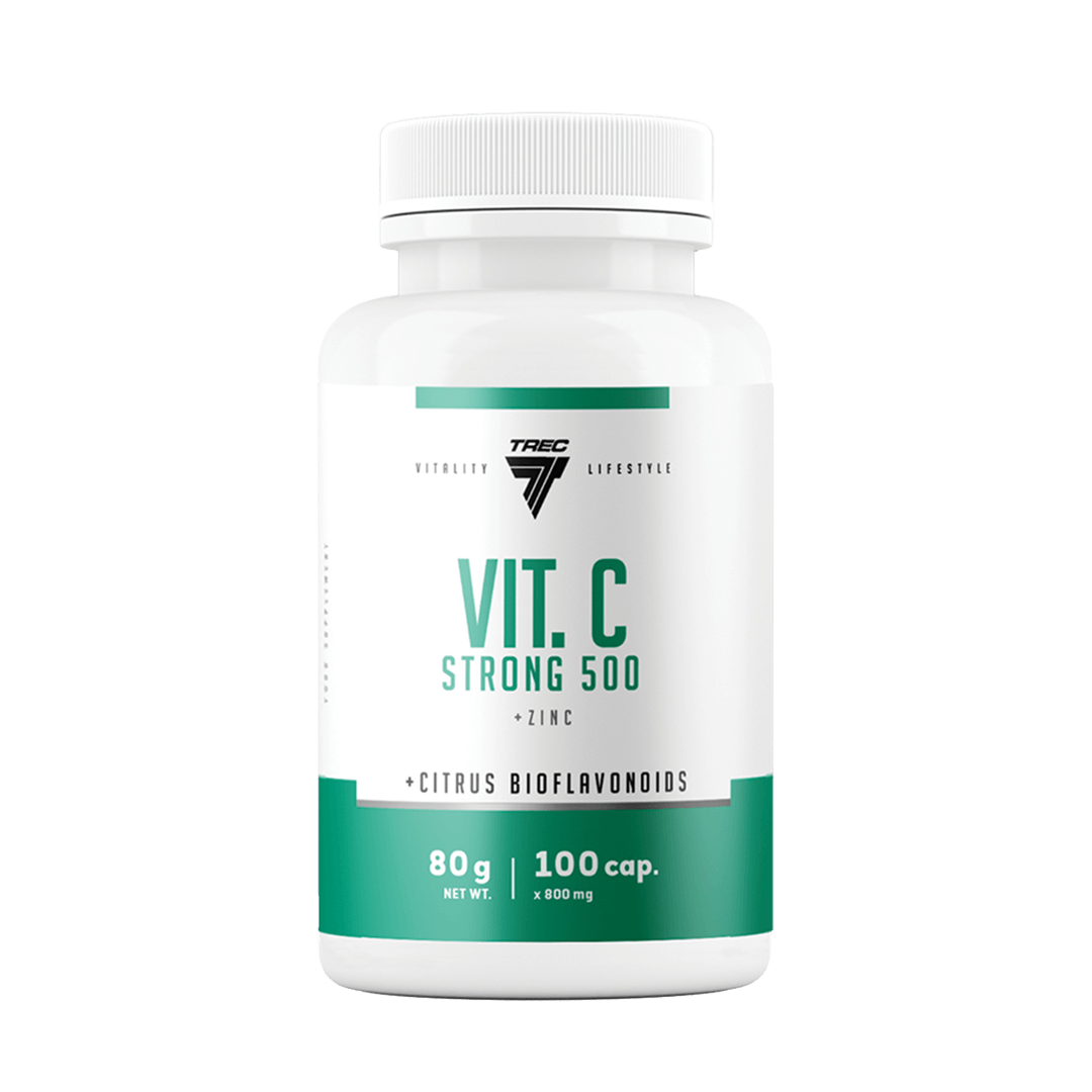 C vitamīns ar cinku imunitātei (100 kap.) TREC Vitality