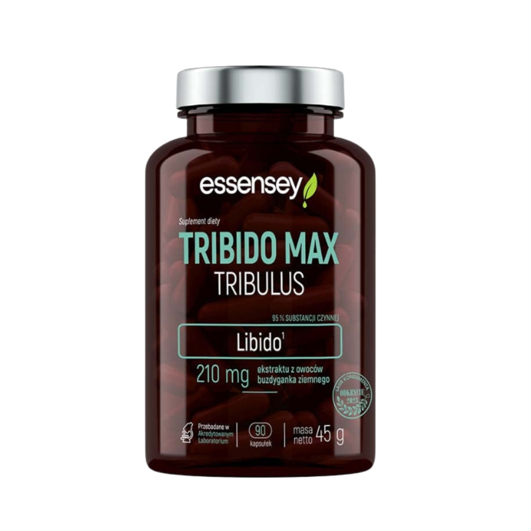 Testosterona pastiprinātājs Tribido Max Tribulus (90 kapsulas) Essensey