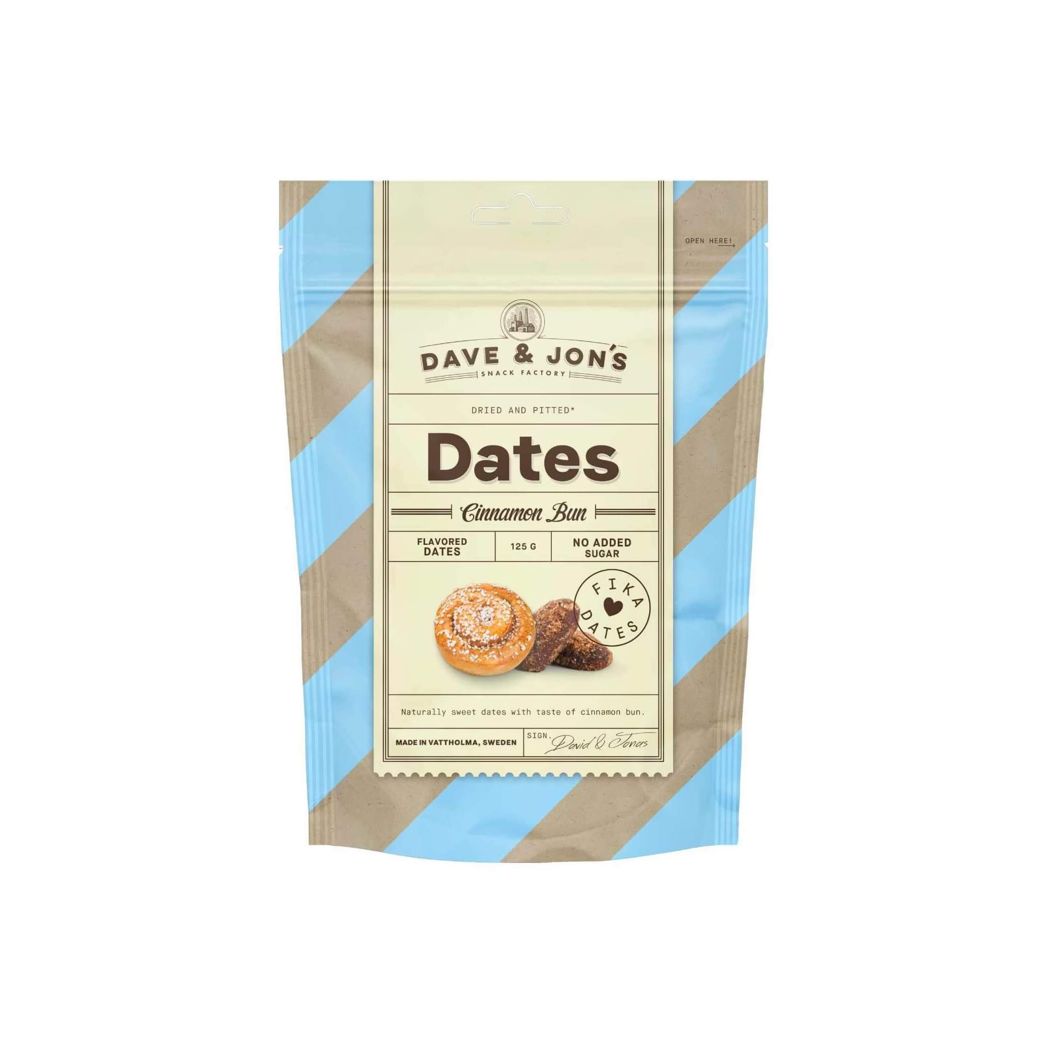 Dateles ar garšu no Dave & Jon's bez pievienota cukura (125g)