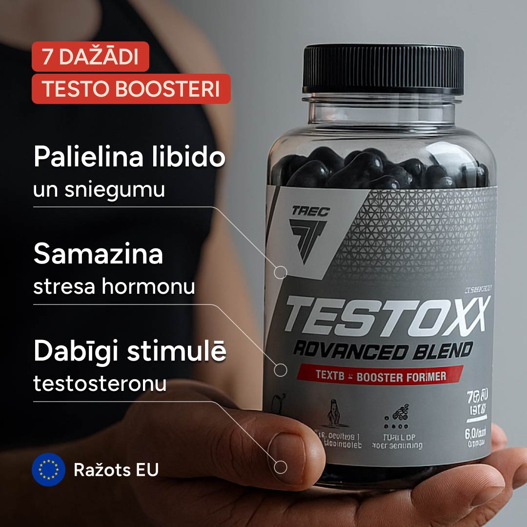 Testoxx - testesterona ražošanai un libido palielināšanai