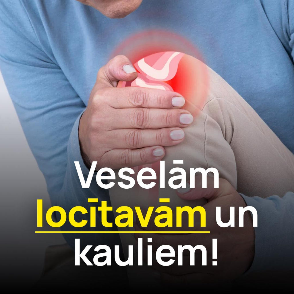 Visaptverošs atbalsts locītavu un kaulu veselībai