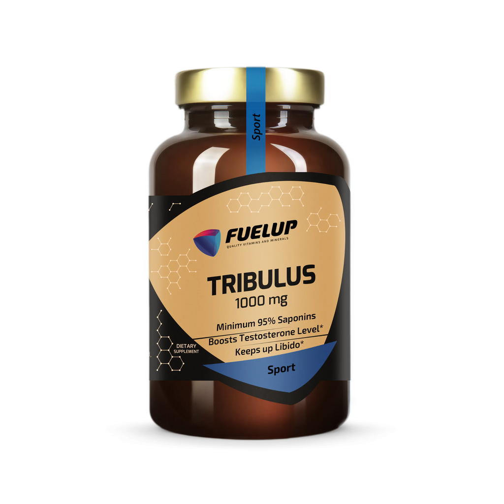 Tribulus Terrestris (skrajlapu gurnene) 1000mg vīriešu libido un fiziskajai izturībai (90 tabletes)