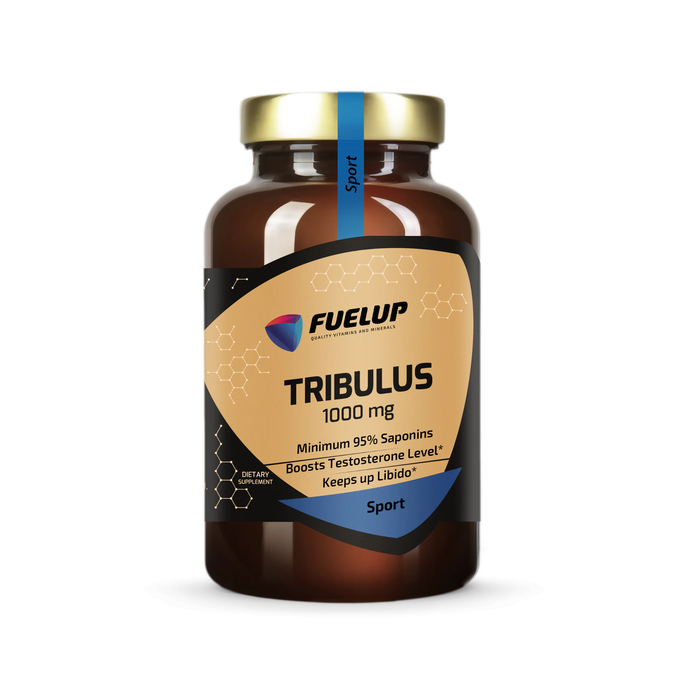 Tribulus Terrestris (skrajlapu gurnene) 1000mg vīriešu libido un fiziskajai izturībai (90 tabletes)