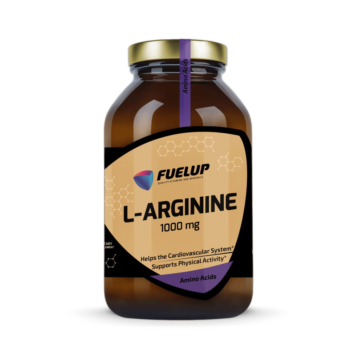 L-arginīns optimālai asinsritei un fiziskajai veiktspējai 1000mg (120 kapsulas)