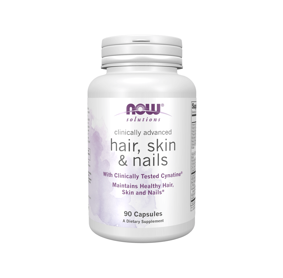 Uztura bagātinātājs matiem, nagiem un ādai ar patentētu keratīnu Cynatine® (90 kapsulas)