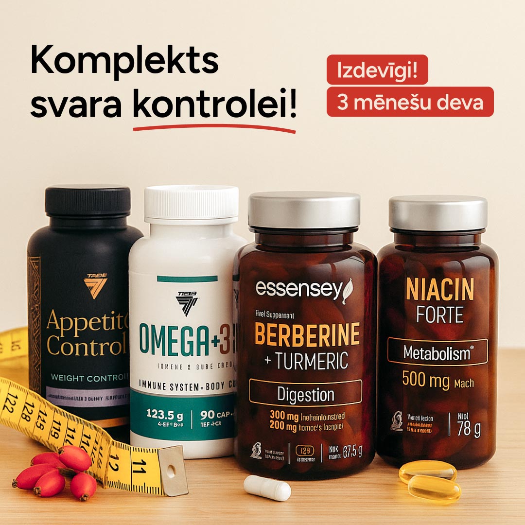 Komplekts vielmaiņai un svara kontrolei