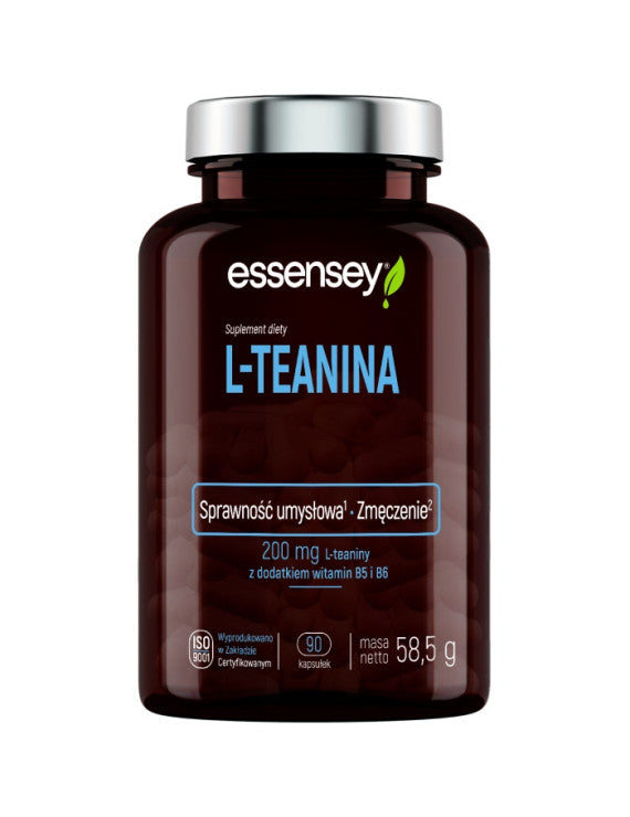 L-teanīns 200mg mieram, fokusam un mentālajam līdzsvaram (90 kapsulas)