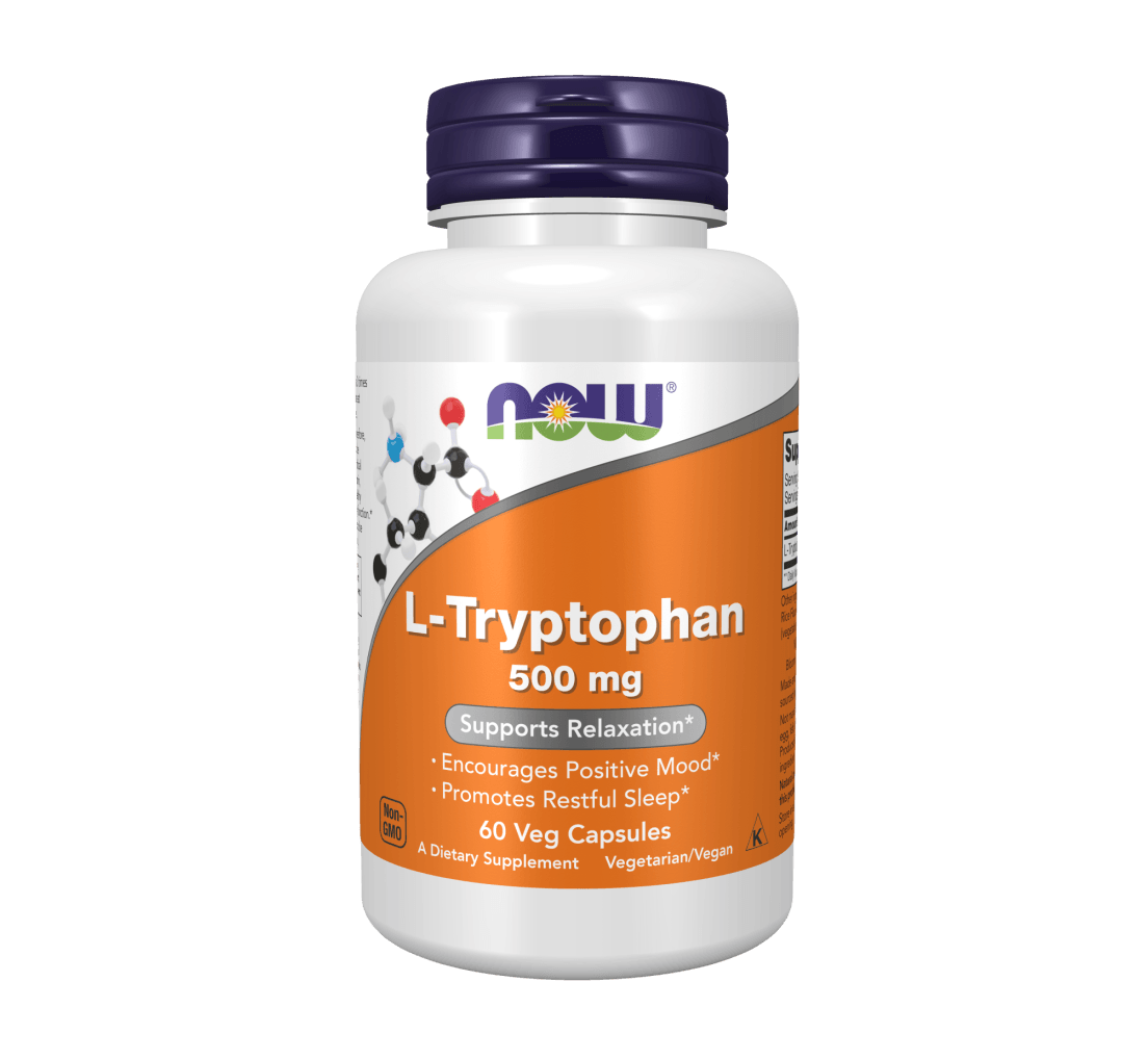 L-triptofāns 500mg kvalitatīvam miegam un labsajūtai (60 kapsulas)