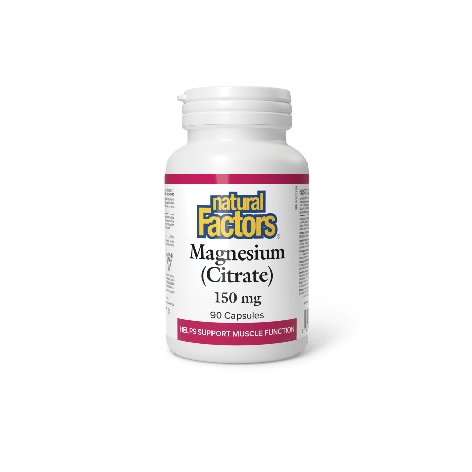 Magnija citrāts muskuļu un nervu atbalstam