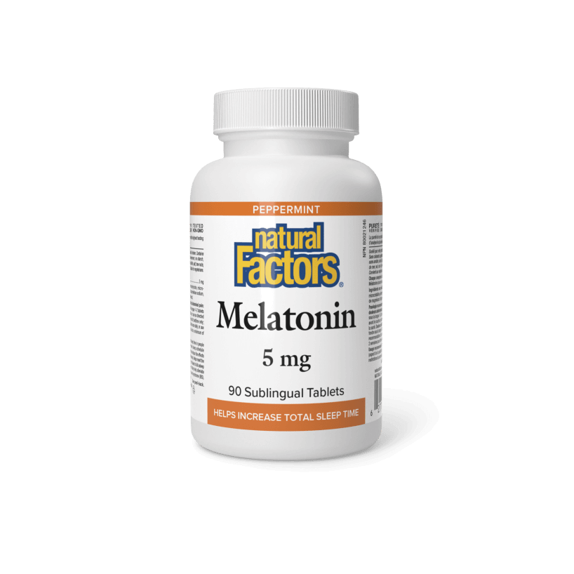 Melatonīns 5mg dabisks atbalsts kvalitatīvam miegam (90 zem mēles lietojamas tabletes)