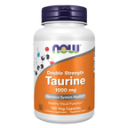 Taurīns 1000mg, Dubultās stiprības (100/250 vege kapsulas)