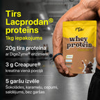 Sūkalu proteīna pulveris ar DigeZyme® gremošanas enzīmiem un kreatīnu (1kg)