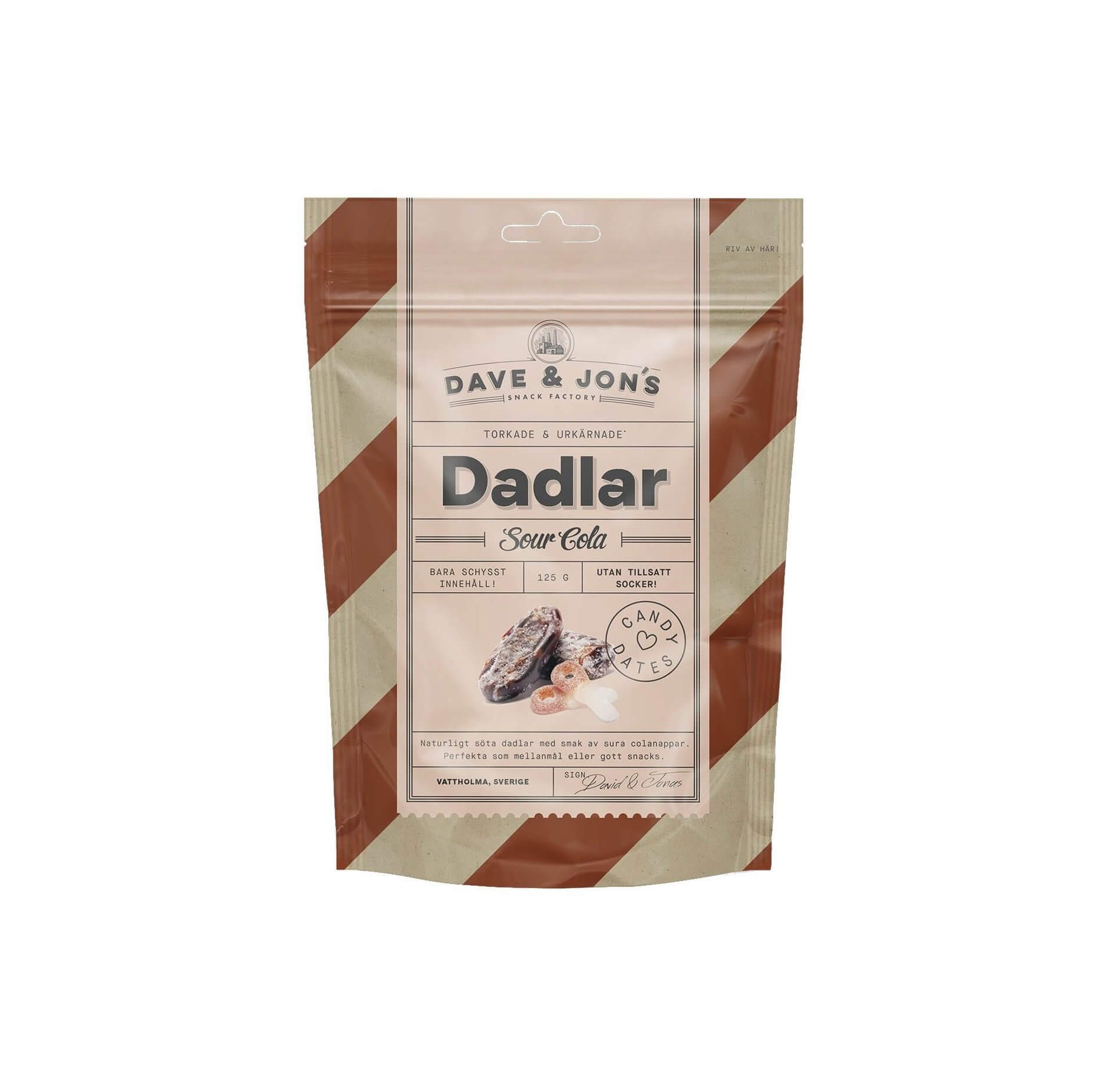 Dateles ar garšu no Dave & Jon's bez pievienota cukura (125g)