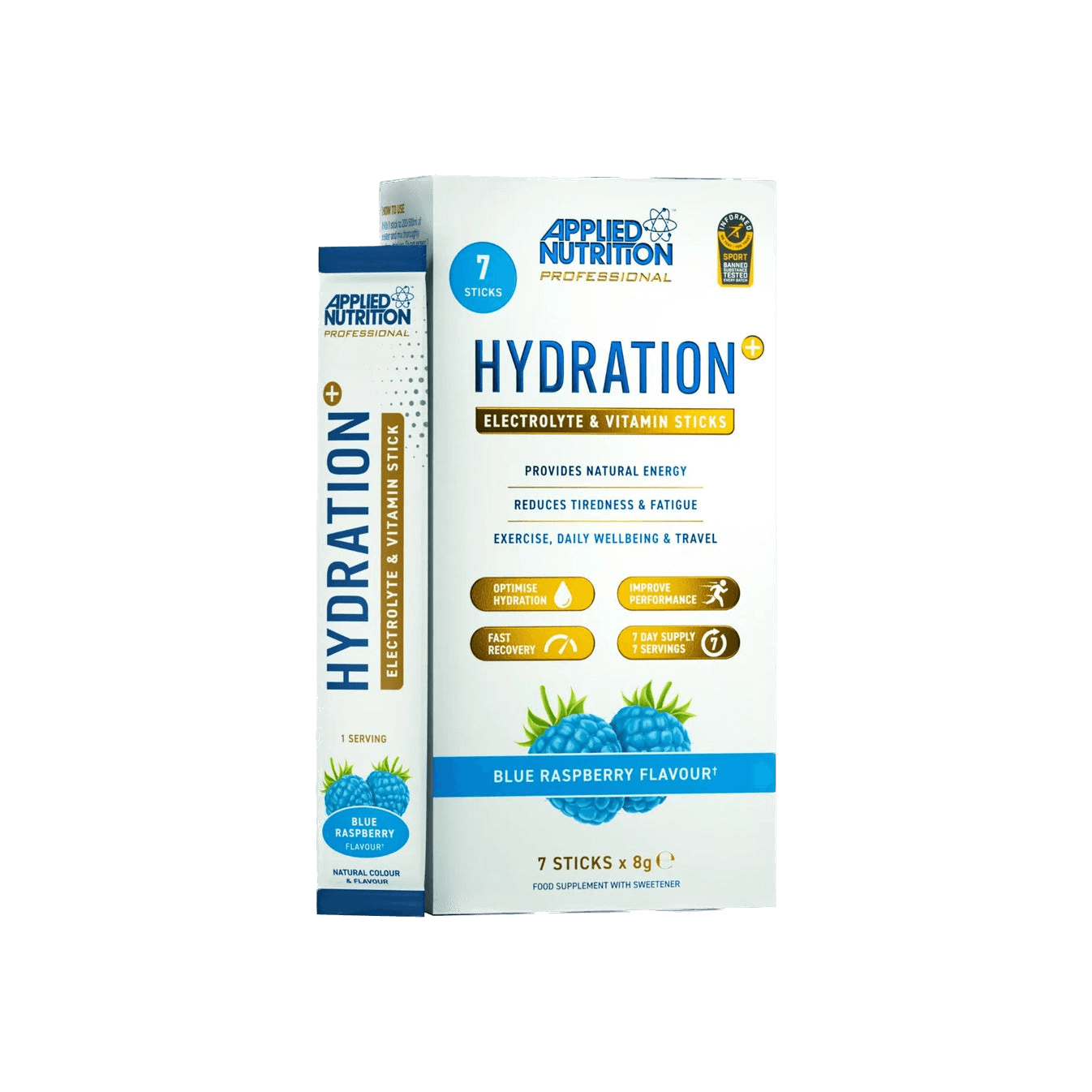 Elektrolītu un vitamīnu pulveris iepakojums 7x8g