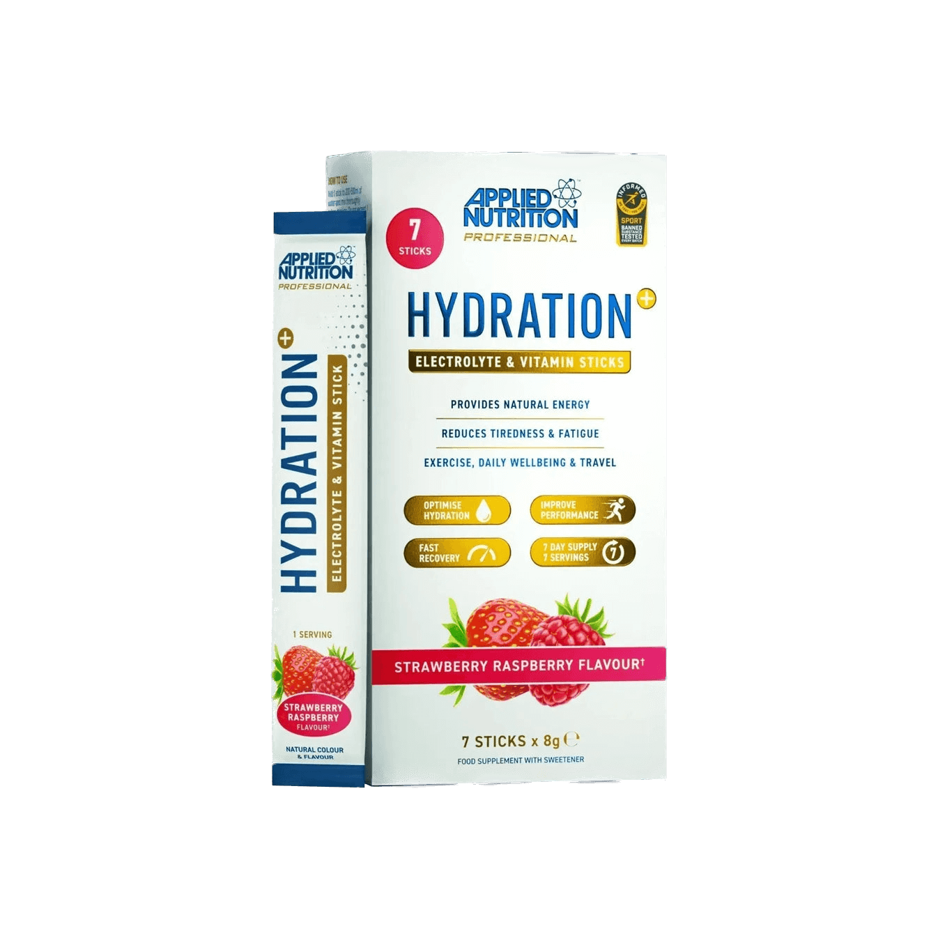 Elektrolītu un vitamīnu pulveris iepakojums 7x8g