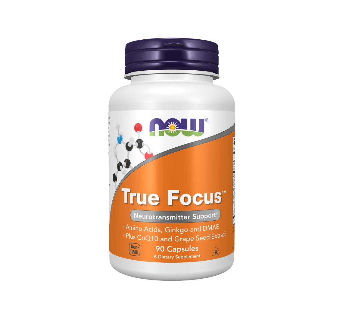 Uztura bagātinātājs neirotransmiteru atbalstam (True Focus™) ar aminoskābēm (90 kapsulas)