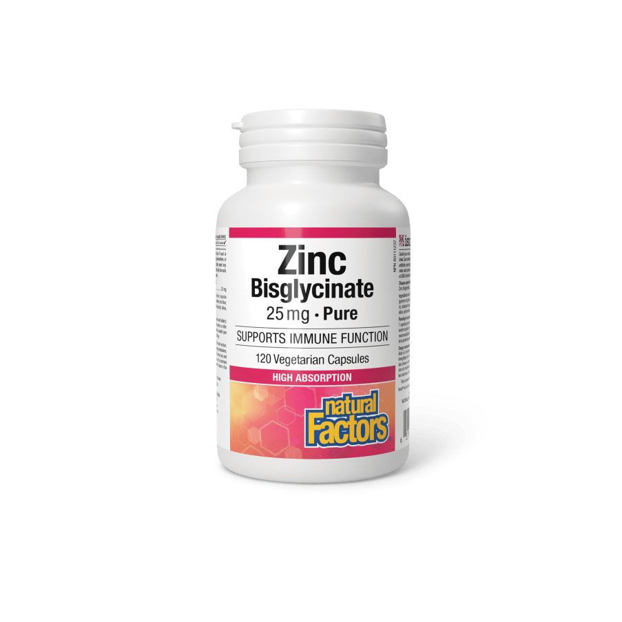 Cinka bisglicināts imunitātei un ādas, matu un nagu veselībai